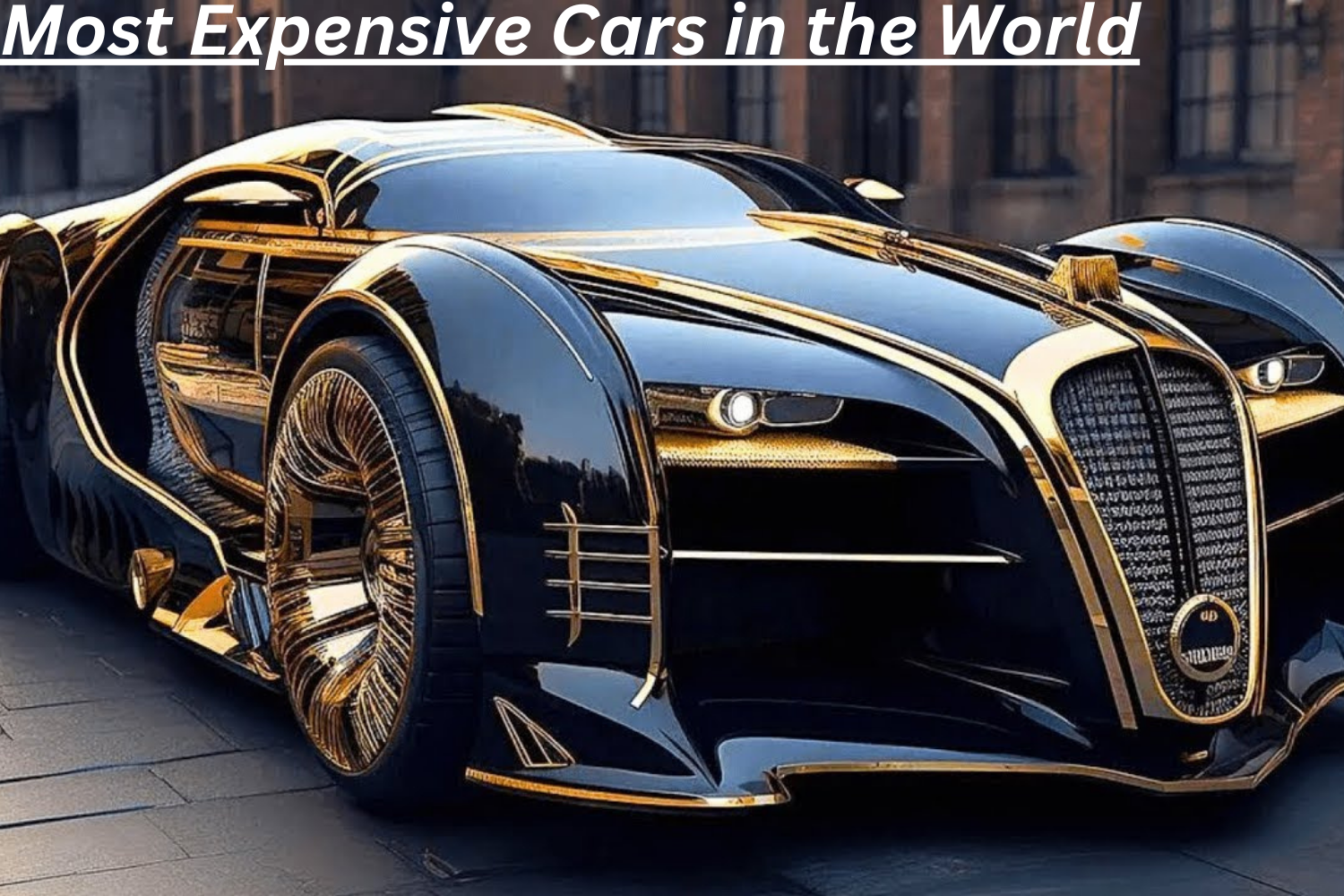 Most Expensive Cars in the World